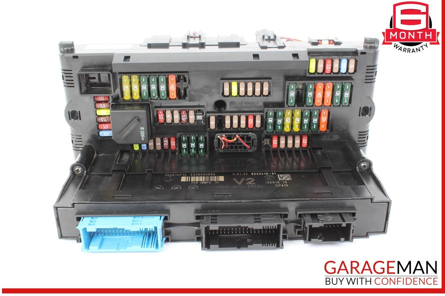 11-16 BMW 528i 535i 550i F10 Front Power Distribution Fuse Box Module OEM