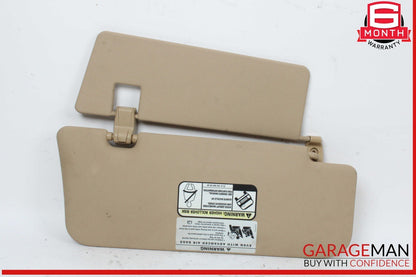 06-12 Mercedes X164 GL450 Front Left Side Sun Visor Sunvisor Shade Beige OEM