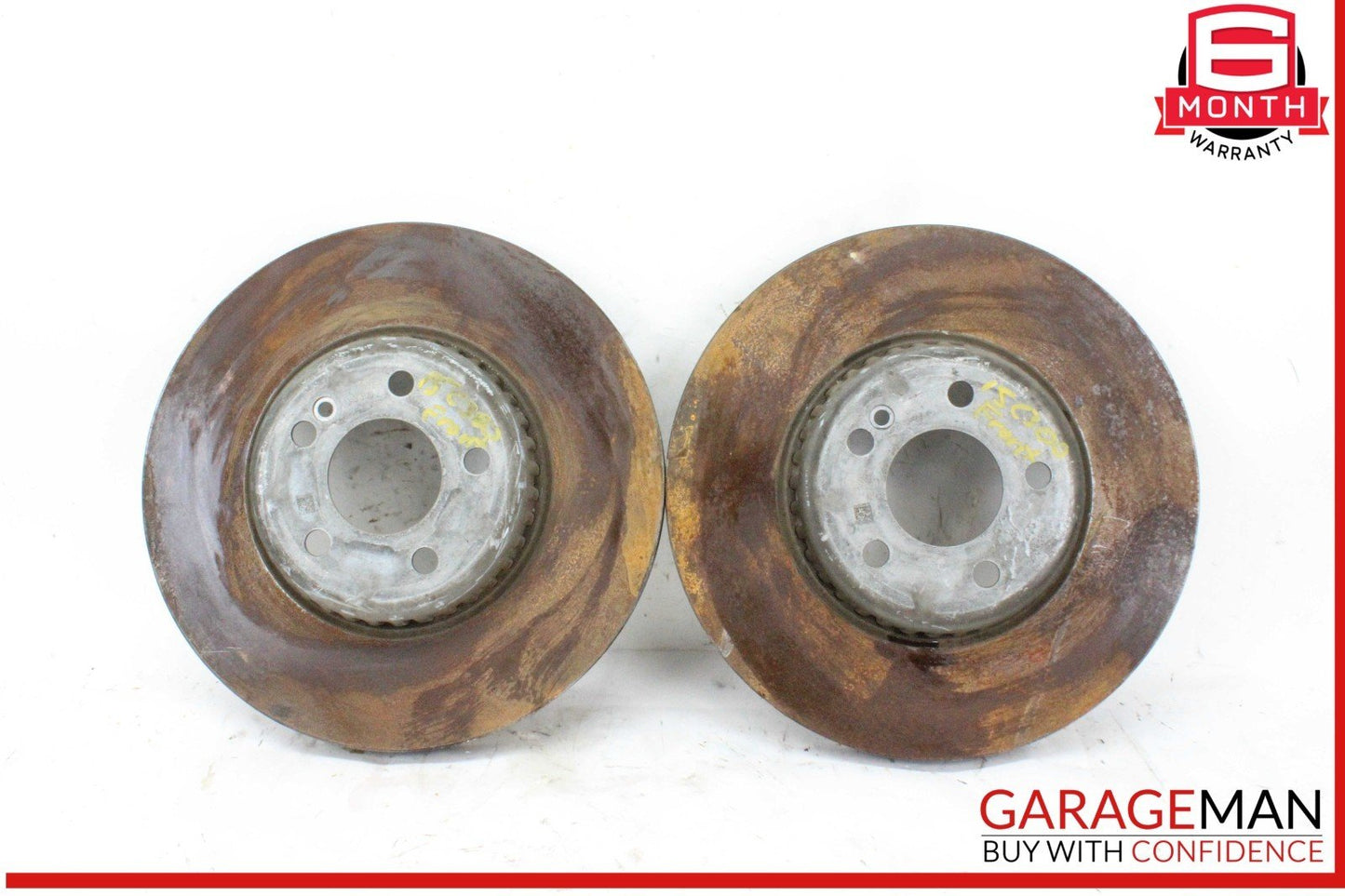 15-20 Mercedes W205 C300 C350e Front Right & Left Side Brake Rotor Disc Set of 2