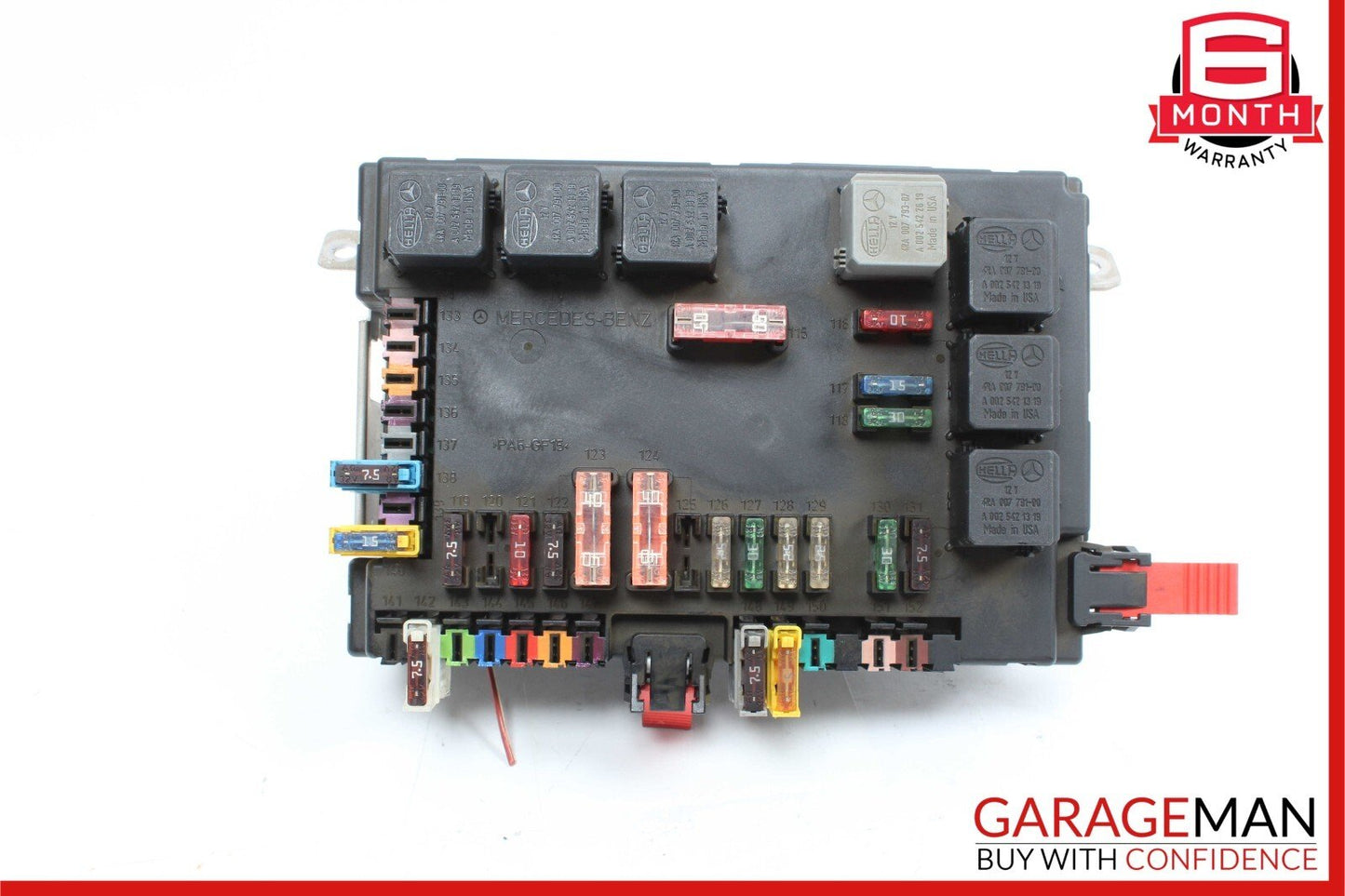 07-09 Mercedes S550 CL550 CL600 CL65 AMG Rear Trunk SAM Fuse Box Module Assembly
