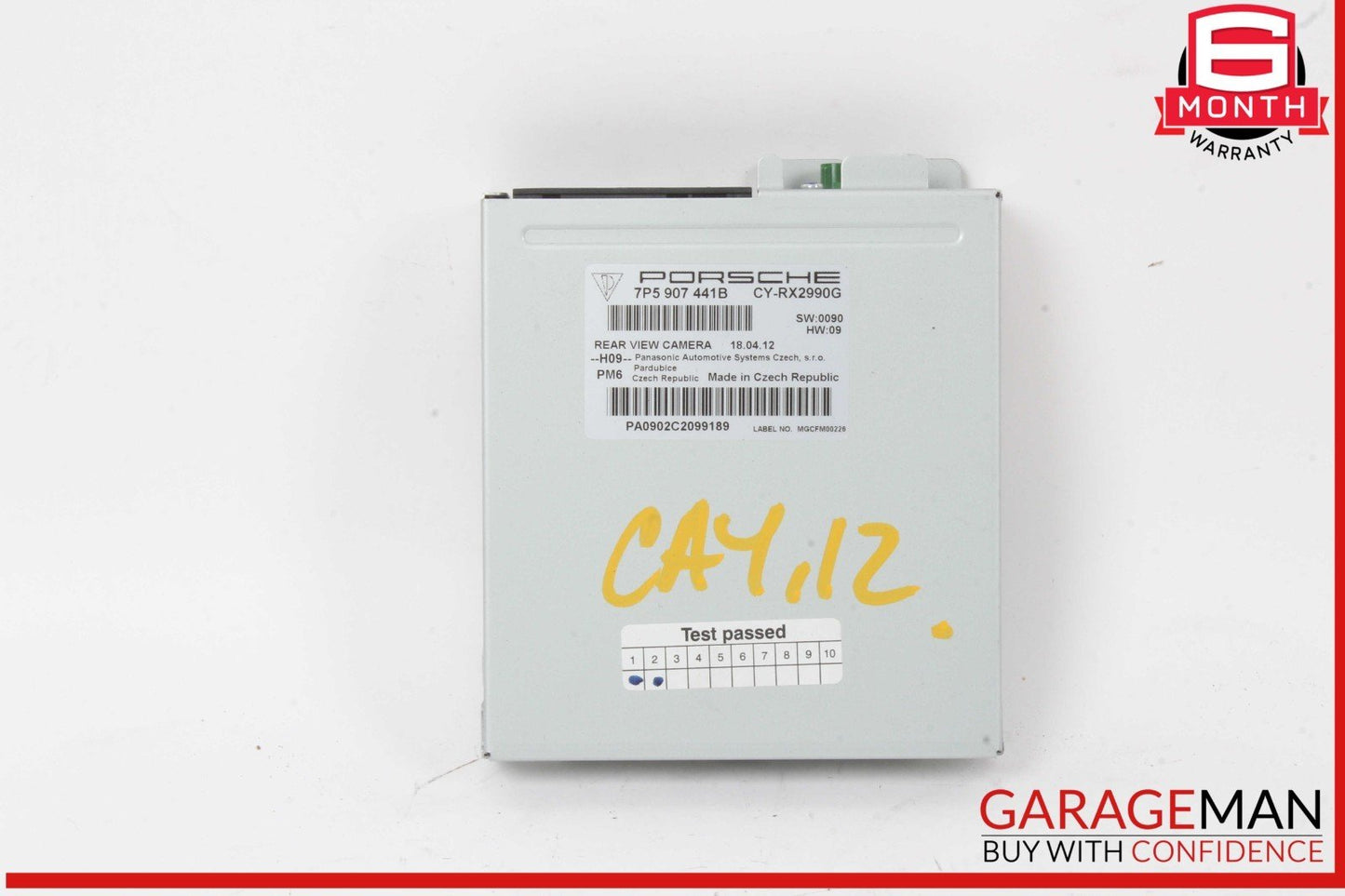 11-17 Porsche Cayenne 958 Rear View Camera Control Module Unit 7P5907441B OEM