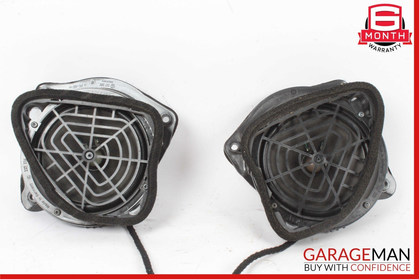 97-04 Mercedes R170 SLK320 SLK230 Front Right & Left Door Sound Speaker Set of 2