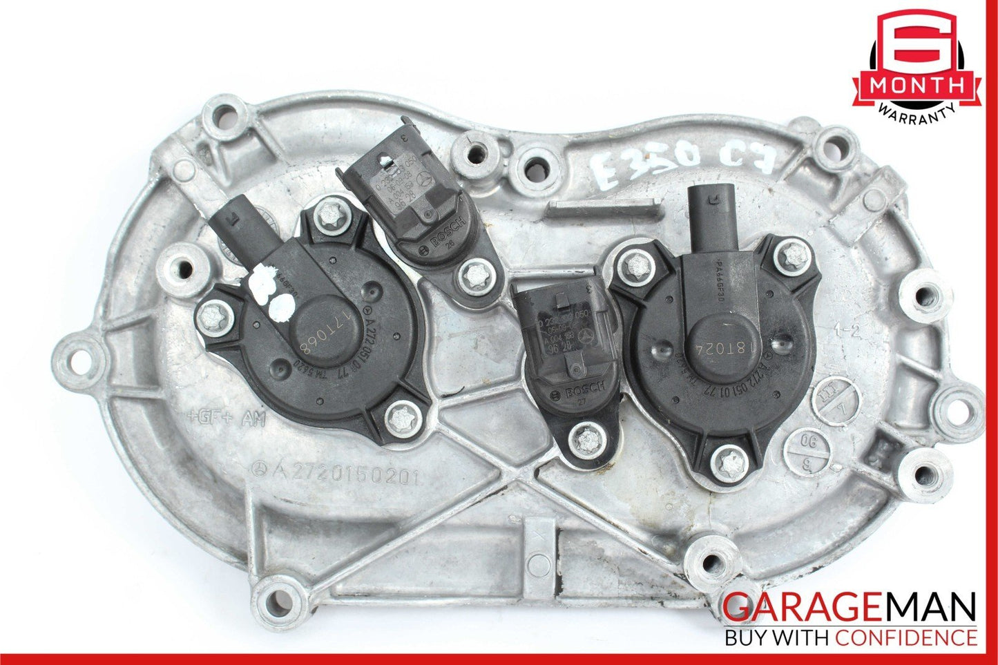 06-10 Mercedes C300 R350 S550 E350 Front Left Engine Timing Chain Cover Plate