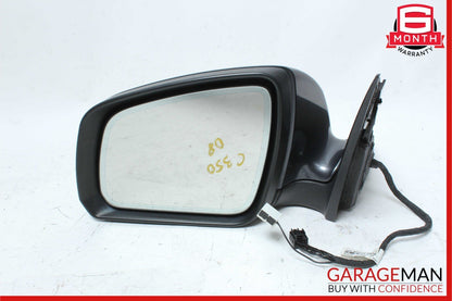 08-11 Mercedes W204 C300 C350 Front Left Side Door Rear View Mirror OEM