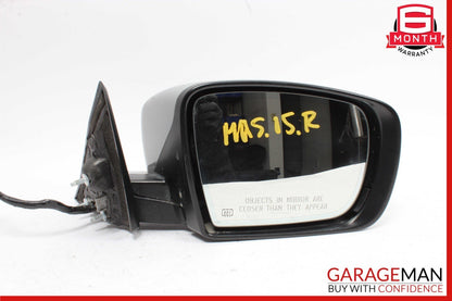 14-17 Maserati Ghibli Front Right Side Mirror Door Rear View Silver/Black OEM