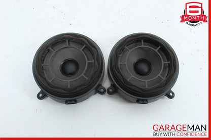 01-07 Mercedes W203 C230 Front Right & Left Side Door Audio Speaker Set of 2 OEM