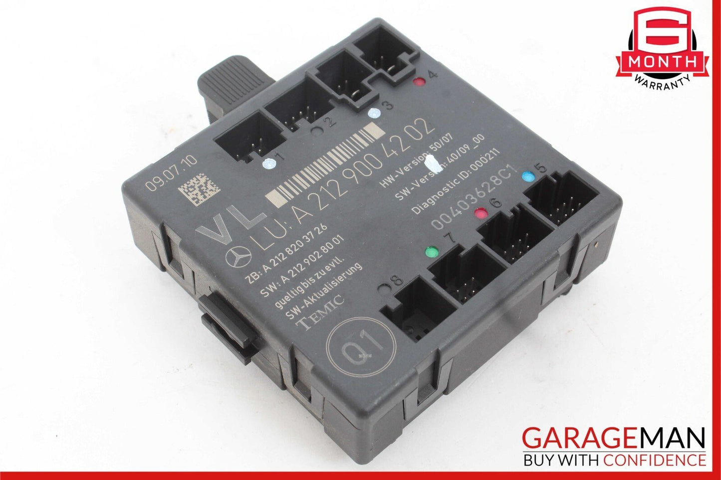 08-18 Mercedes W212 E350 C250 SLK350 Front Left Side Door Control Module OEM