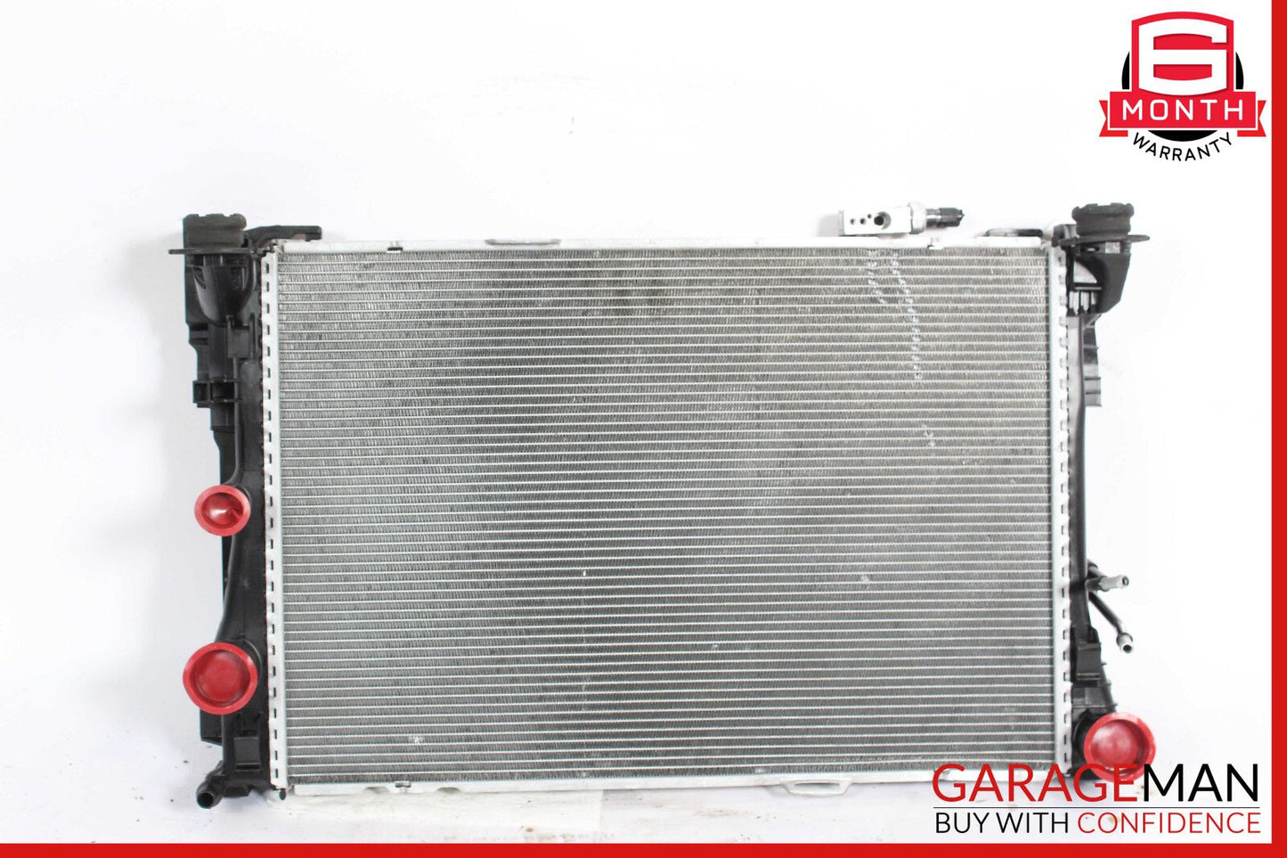 12-16 Mercedes R172 SLK350 Engine Cooling Radiator AC Condenser Assembly OEM
