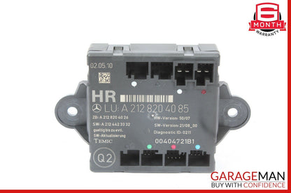 08-14 Mercedes W212 E350 C350 Rear Right Side Door Control Module OEM