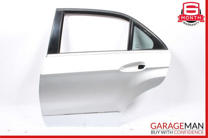 10-16 Mercedes W212 E400 E350 Sedan Rear Left Driver Side Door Shell Silver OEM