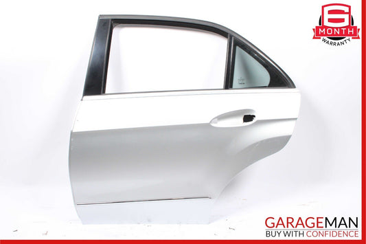 10-16 Mercedes W212 E400 E350 Sedan Rear Left Driver Side Door Shell Silver OEM