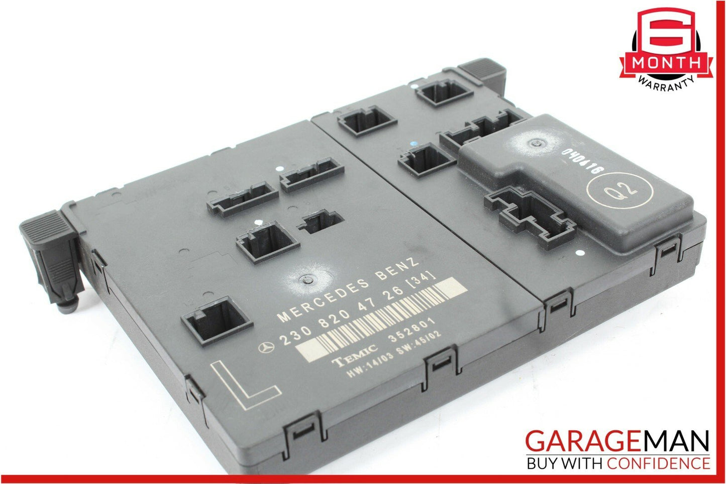 03-08 Mercedes R230 SL500 SL55 AMG Front Left Driver Door Control Module