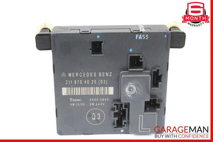 03-09 Mercedes W211 E350 E63 AMG Rear Left Side Door Controller Module Unit