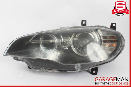 08-14 BMW X5 X6 Front Left Driver Side Headlight Hid Xenon AFS OEM