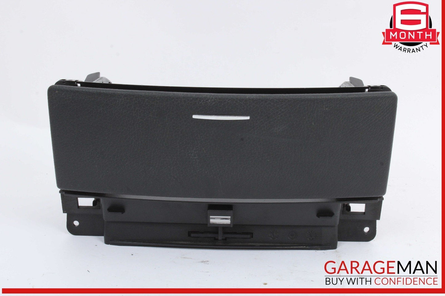 07-13 Mercedes W221 S550 Center Console CD Player Cover Trim Panel Black OEM