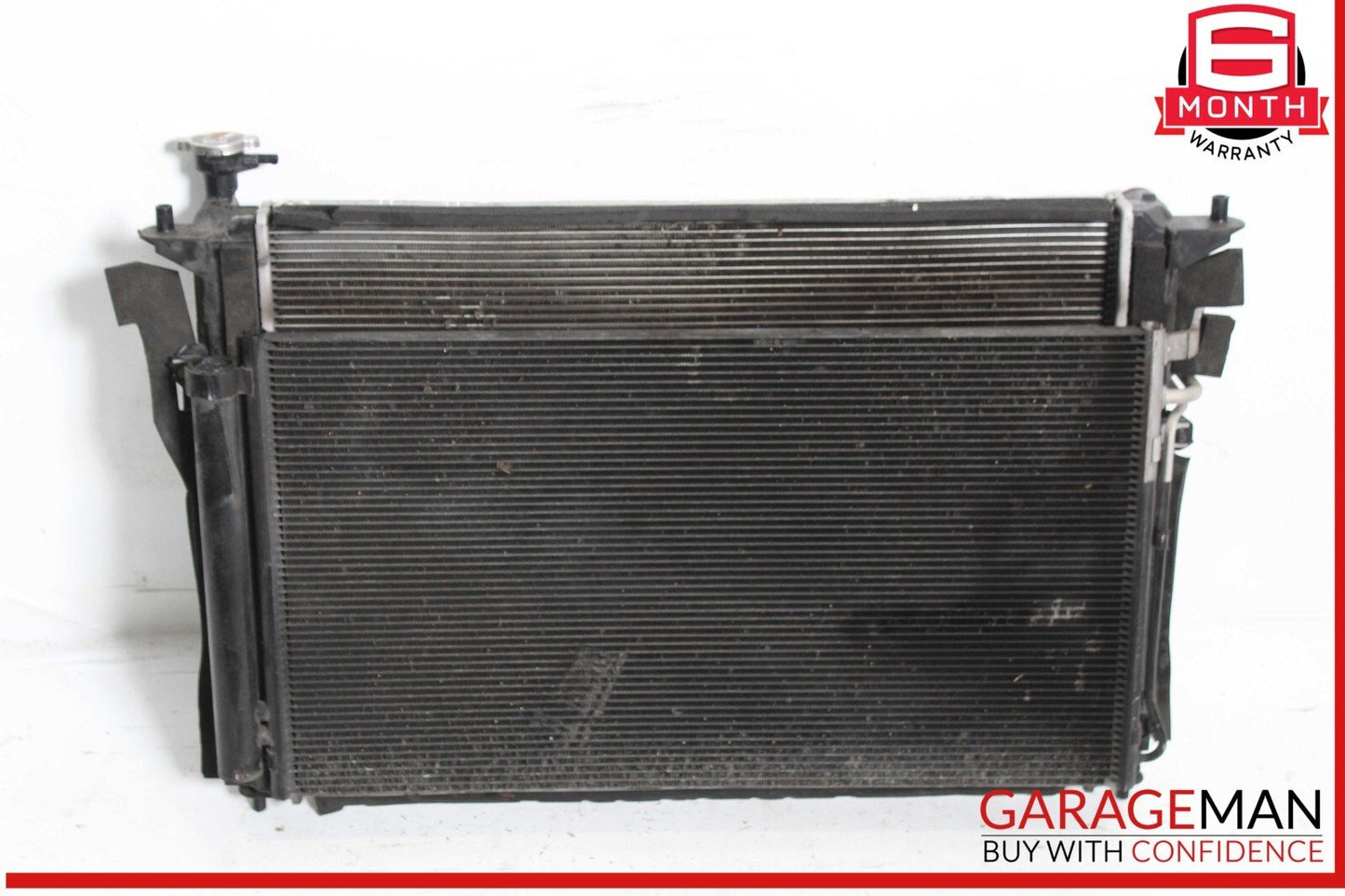 15-17 Hyundai Genesis G80 Cooling Radiator A/C Condenser 25310-B1140 OEM