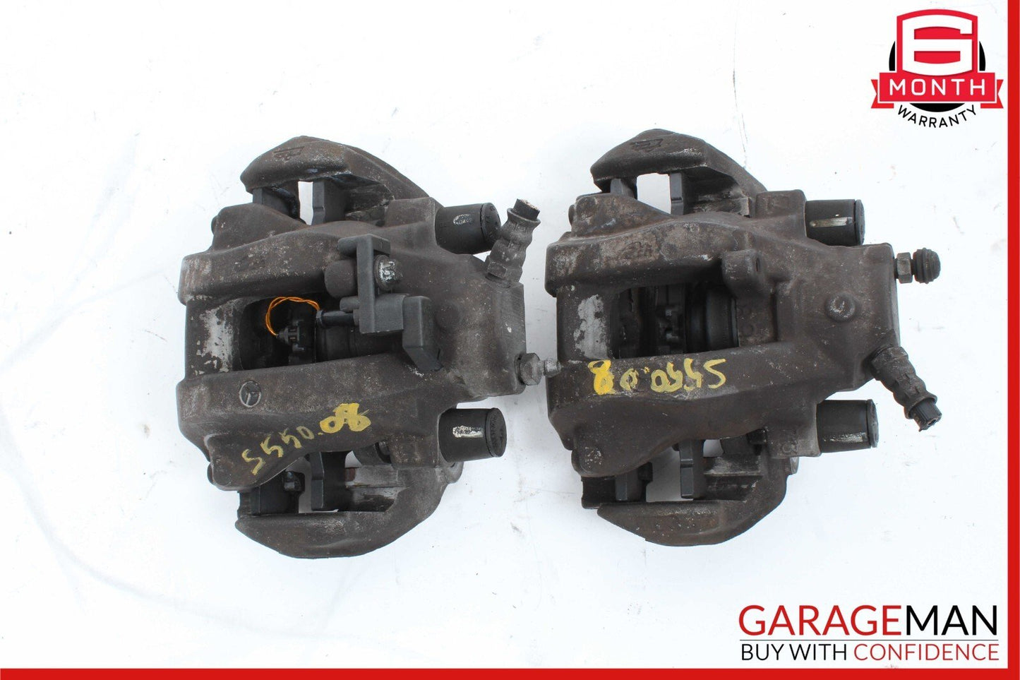 07-14 Mercedes W221 S550 CL550 Rear Left & Right Brake Caliper Calipers Set OEM