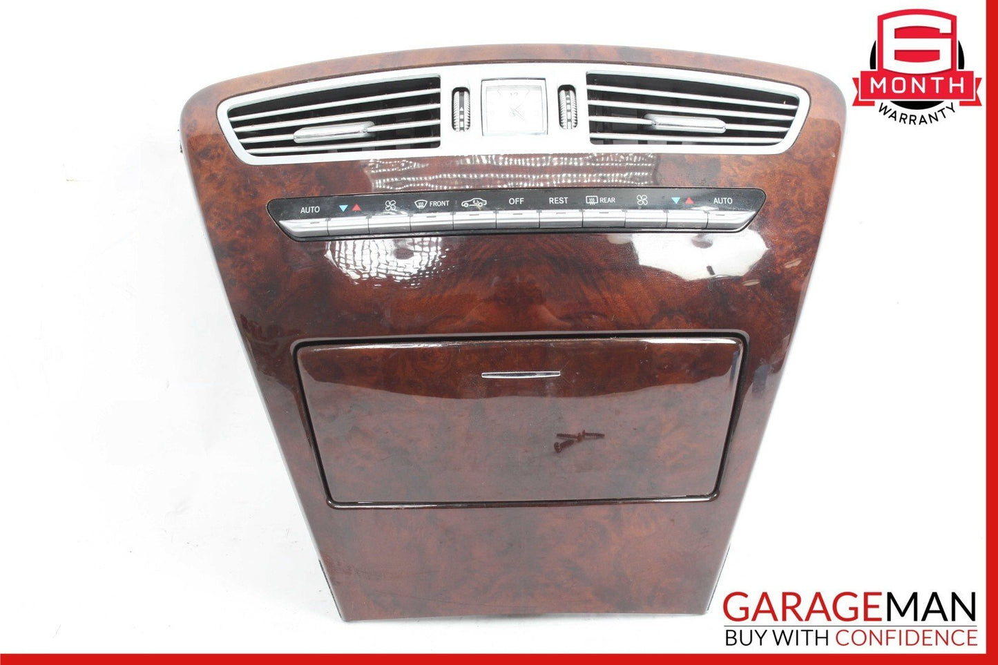 07-14 Mercedes W216 CL550 Center Console Comand Unit Radio Bezel Trim Assembly