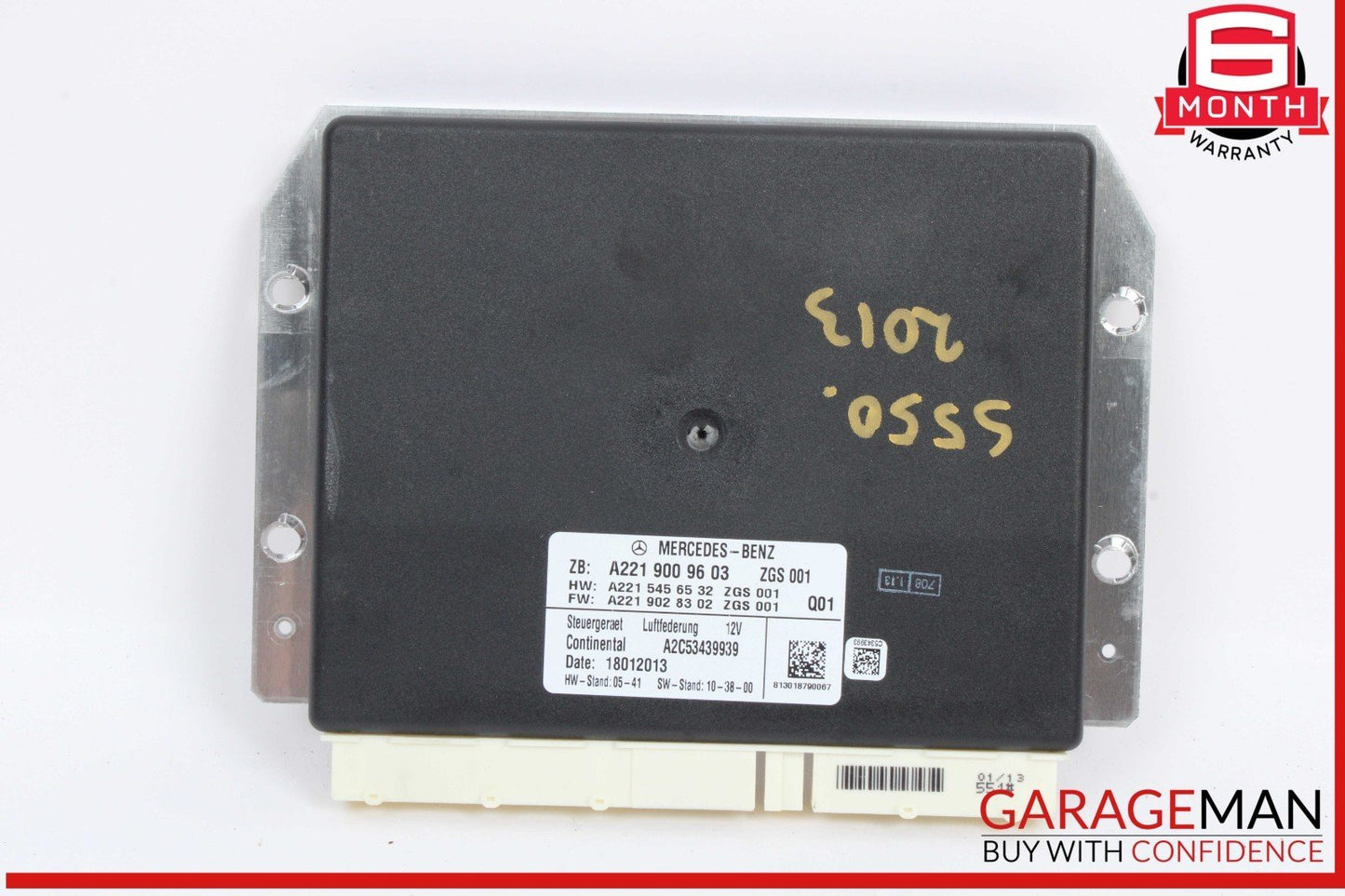 07-14 Mercedes W221 S550 S400 Airmatic Air Suspension Control Module Unit OEM