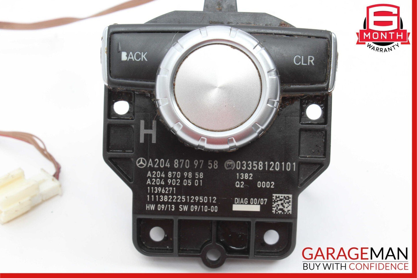 12-15 Mercedes W204 C250 E400 Console Head Unit Controller Knob Multi Switch OEM