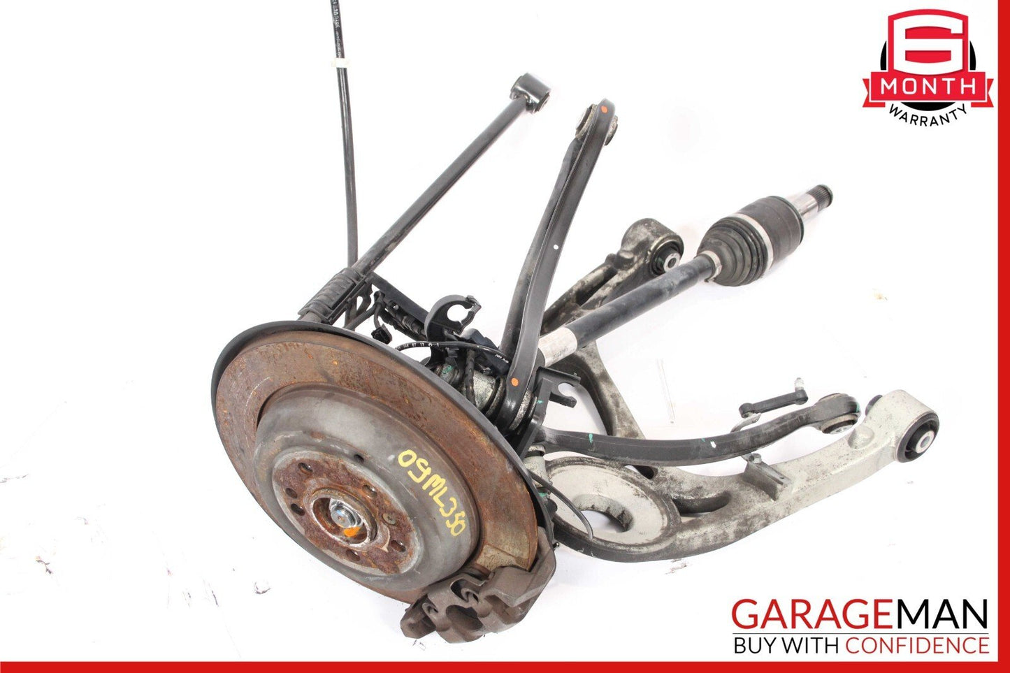 06-11 Mercedes W164 ML350 Rear Right Spindle Knuckle Hub Driveshaft Assembly OEM