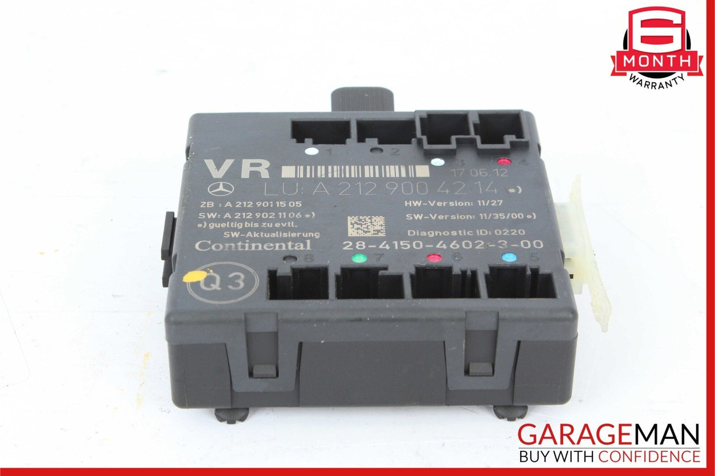 08-18 Mercedes W204 C250 SLK250 Front Right Side Door Control Module Unit OEM