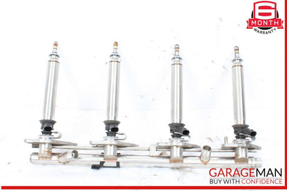 11-18 Mercedes W221 S550 Fuel Injection Rail Line w/ Injectors Left Side