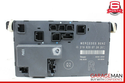 06-10 Mercedes W219 CLS63 AMG Front Right Passenger Side Door Control Module OEM