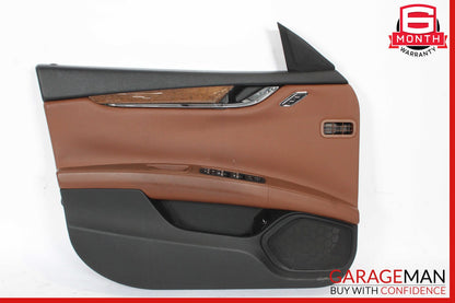 14-18 Maserati Quattroporte Front Left Driver Side Interior Door Panel OEM