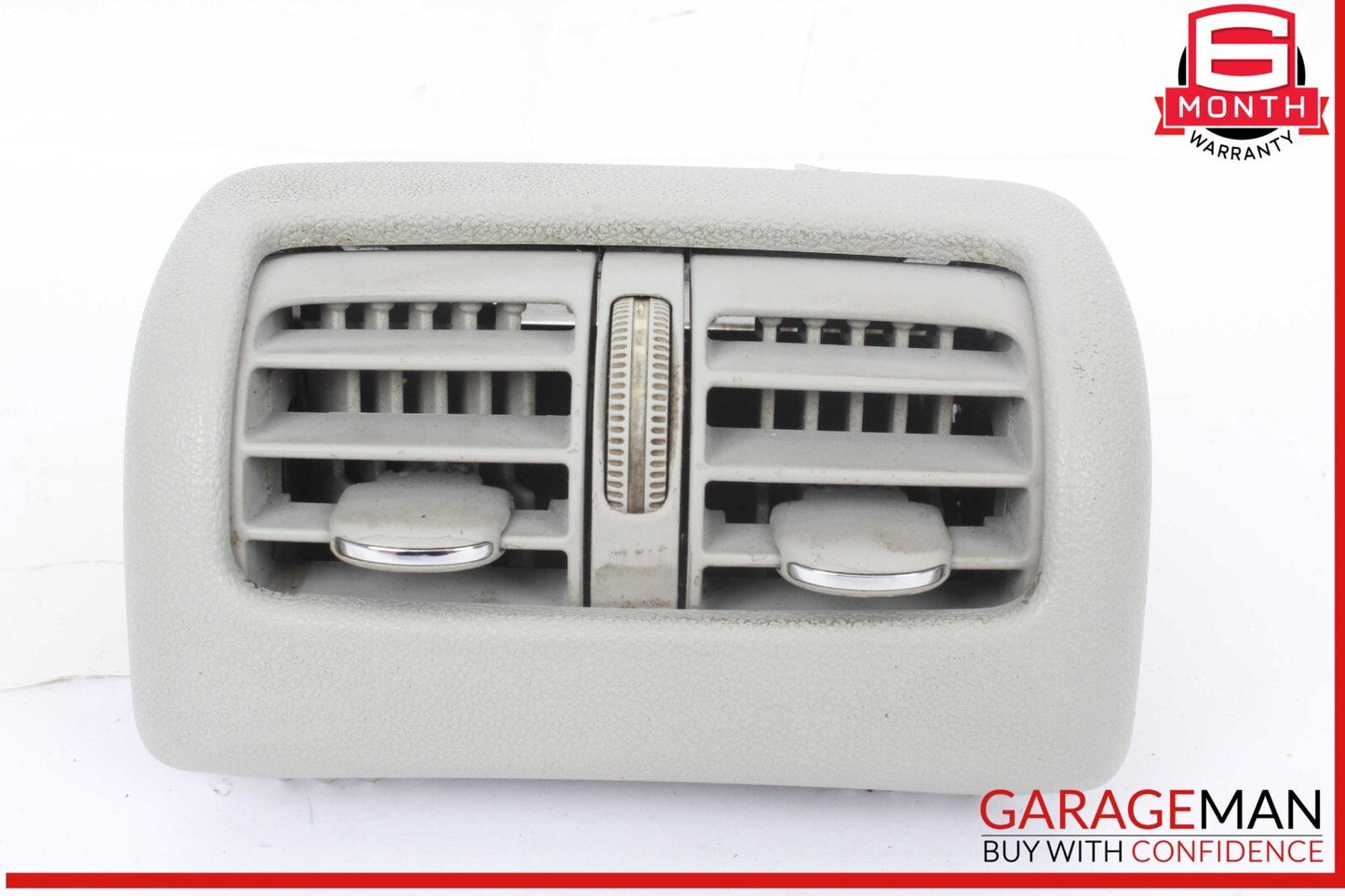 01-07 Mercedes W203 C230 Center Console A/C AC Heater Air Vent Trim Gray OEM