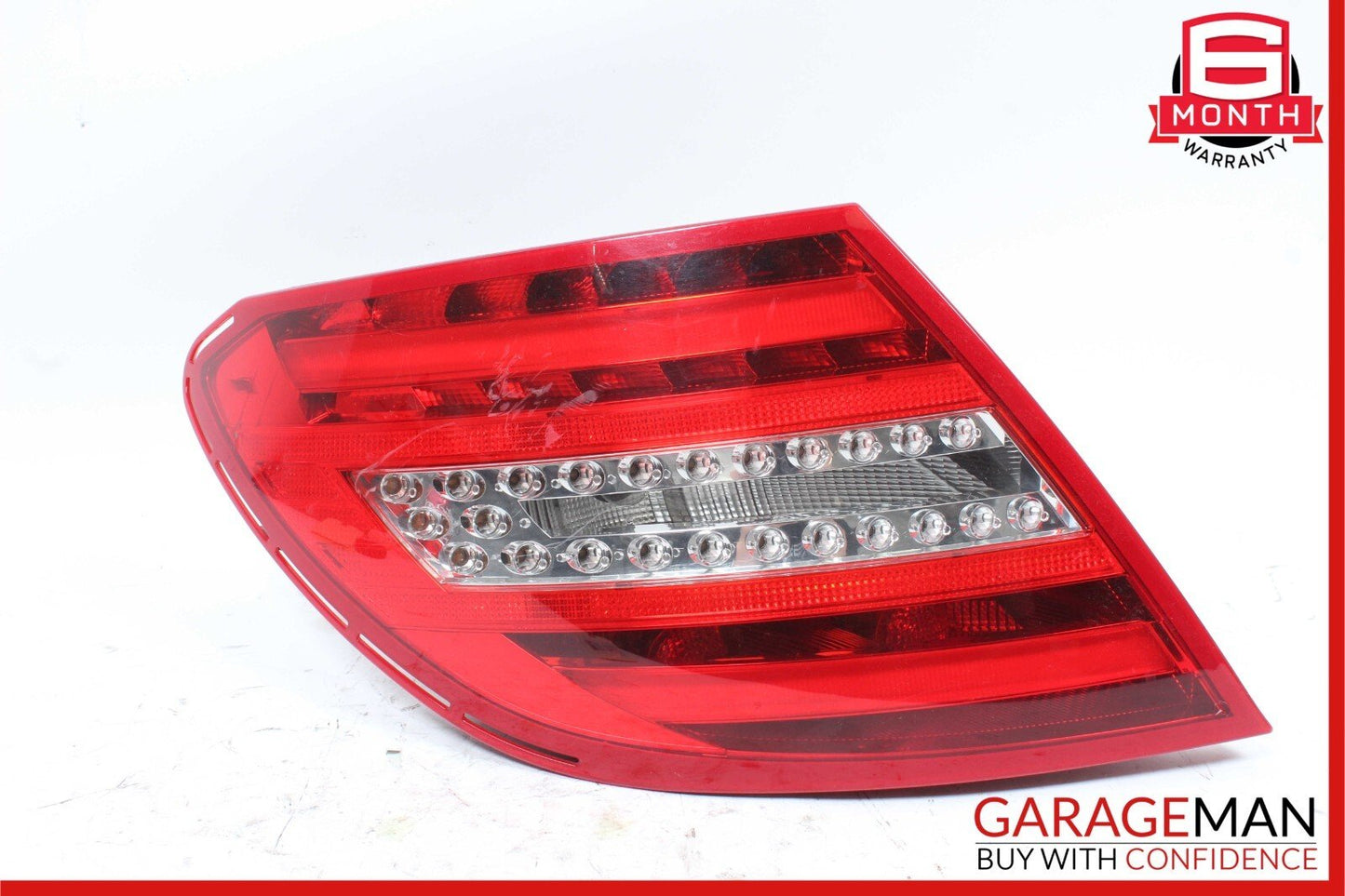 12-14 Mercedes W204 C250 C300 Rear Left Driver Side Taillight Tail Light Lamp