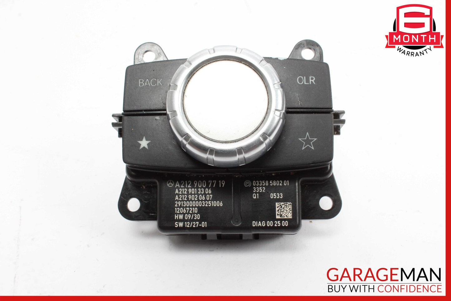 14-17 Mercedes W207 E350 E400 Console Head Unit Controller Knob Multi Switch OEM