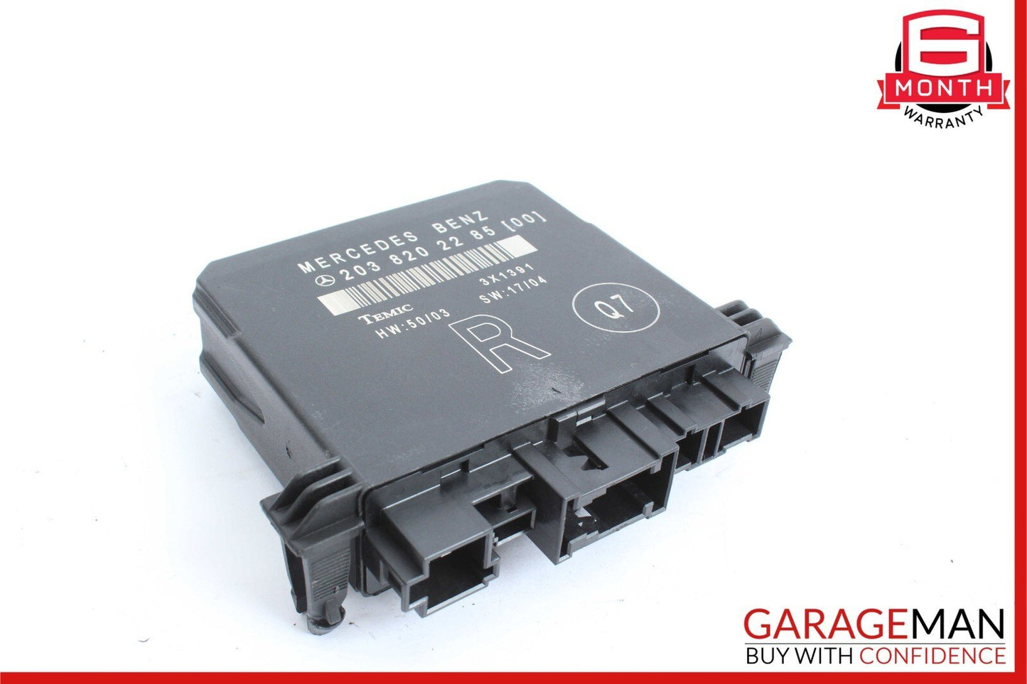 01-07 Mercedes W203 C230 C240 C320 Rear Right Door Control Module 2038202285 OEM