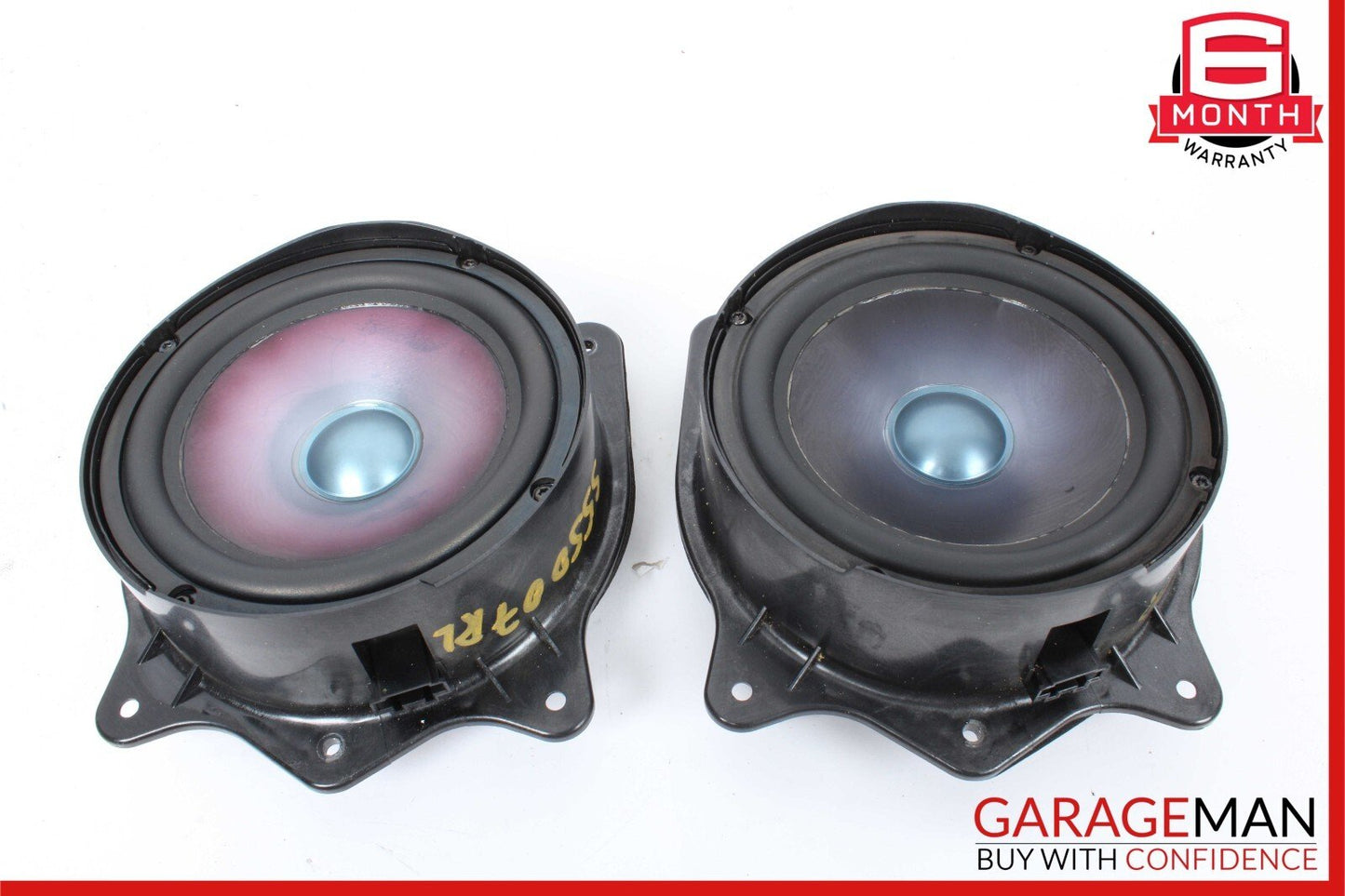 07-09 Mercedes W221 S550 Rear Left & Right Door Audio Sound Speaker Set of 2 OEM