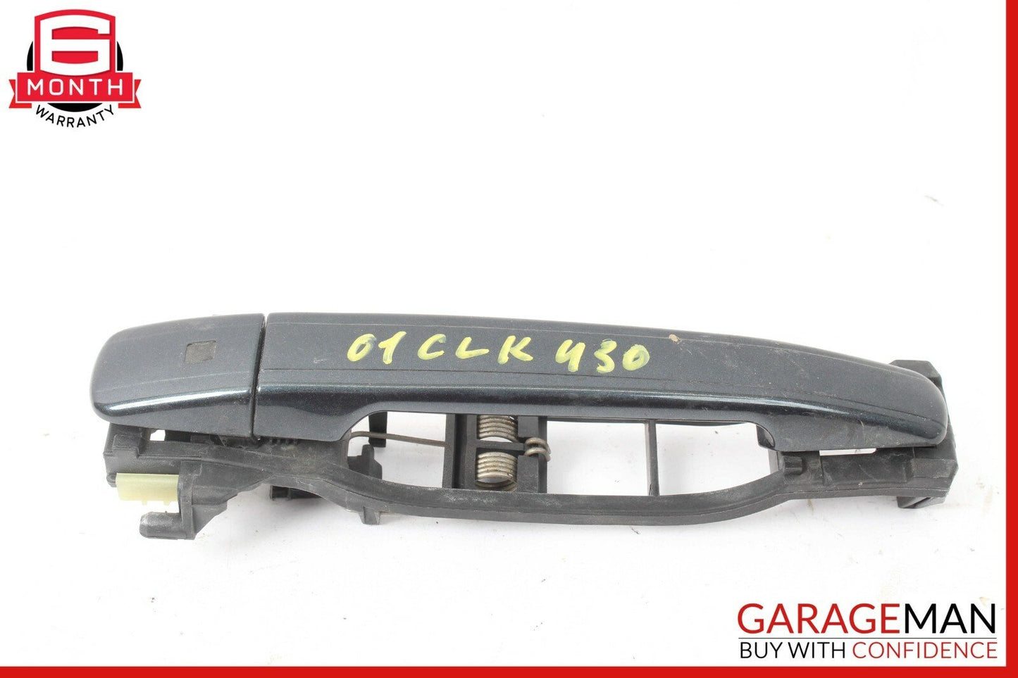 98-03 Mercedes W208 CLK430 Front Right Side Exterior Door Handle Green Black OEM