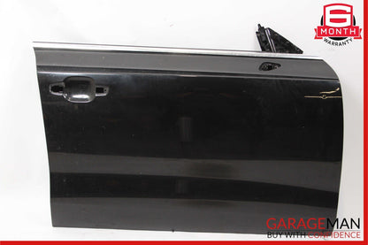 12-17 Audi A7 Front Right Passenger Side Exterior Door Shell Frame Panel Black