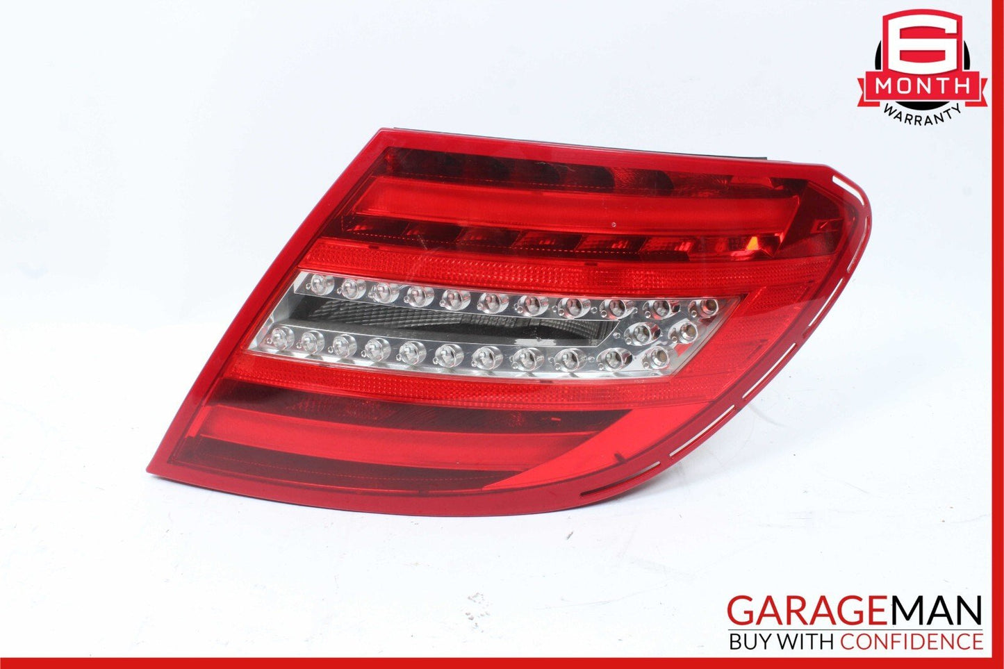 12-14 Mercedes W204 C250 C350 Tail Light Lamp LED Right Passenger Side OEM