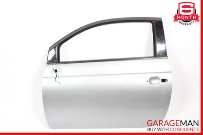 12-17 Fiat 500 Front Left Door Shell Panel Silver OEM
