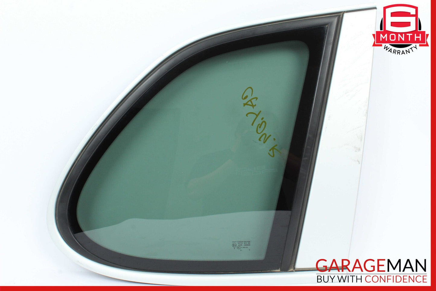 03-06 Porsche Cayenne 955 Rear Right Passenge Side Quarter Window Glass OEM