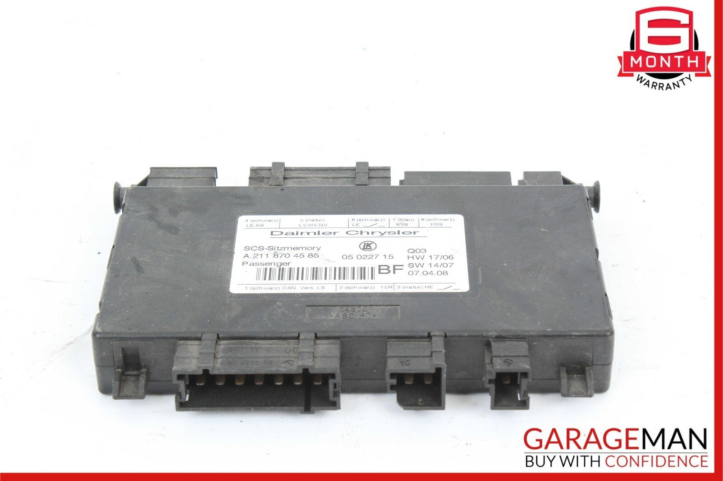 03-13 Mercedes E550 CLS550 ML350 GL450 Front Right Side Seat Control Module Unit