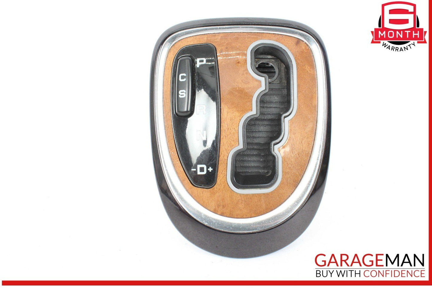 00-06 Mercedes W220 S500 4MATIC S55 AMG Gear Shifter Bezel Trim Indicator Wood