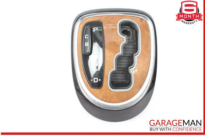 00-06 Mercedes W220 S500 4MATIC S55 AMG Gear Shifter Bezel Trim Indicator Wood