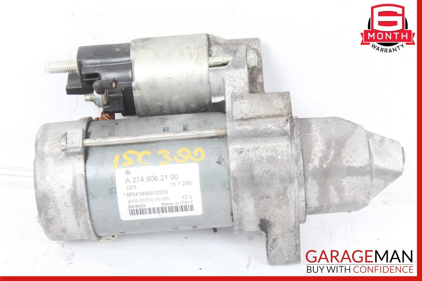 15-18 Mercedes W205 C300 GLC300 M274 Engine Starter Motor OEM