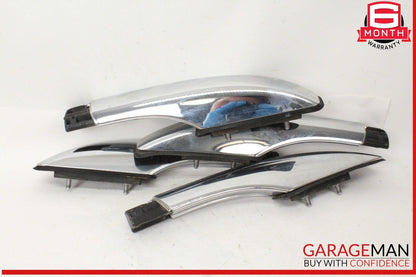 07-12 Mercedes X164 GL450 Roof Rail Rack End Cover Cap Caps Set of 4 Pc Chrome