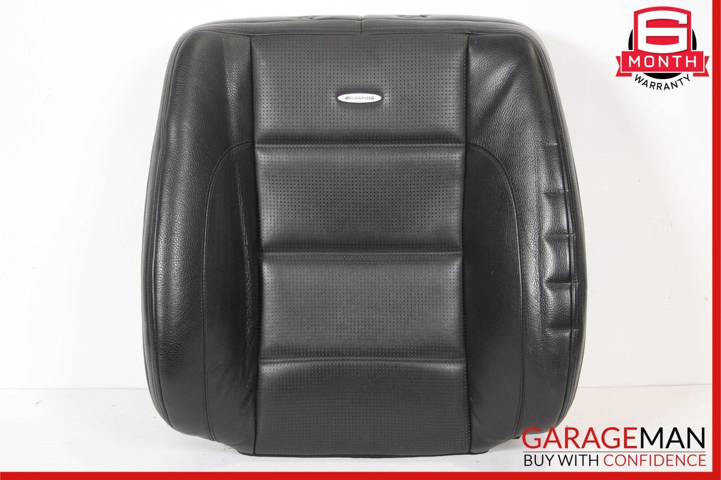 08-13 Mercedes W221 S63 AMG Front Right Passenger Upper Top Seat Cushion Black