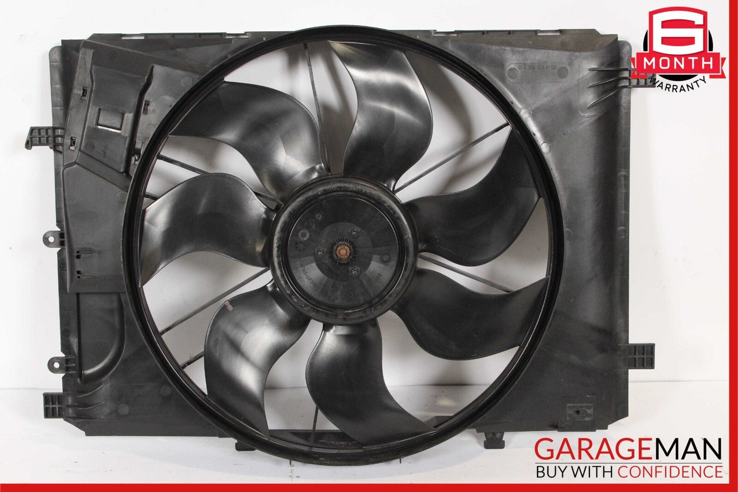 08-18 Mercedes W204 C250 C300 Engine Radiator Cooling Fan Shroud Motor Assy