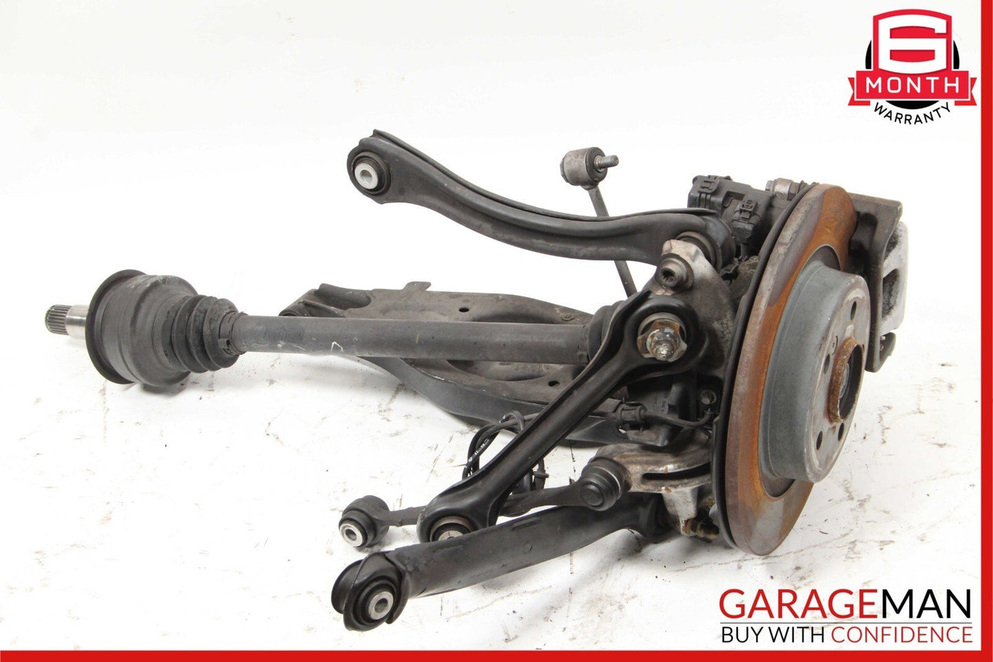 12-16 Mercedes R172 SLK350 Rear Left Spindle Knuckle Driveshaft Axle Assembly