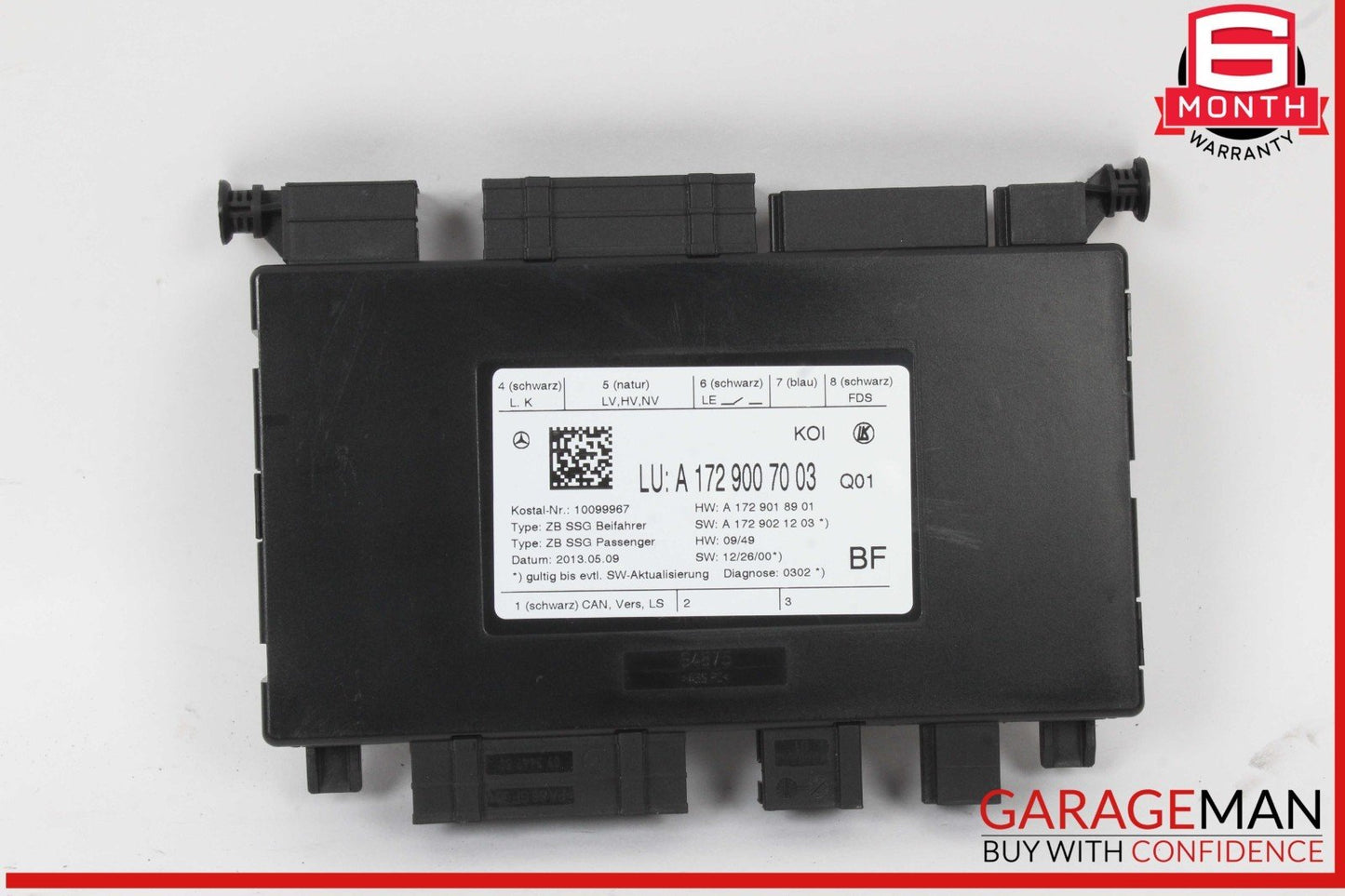 08-20 Mercedes X164 GL450 4MATIC Front Right Passenger Side Seat Control Module