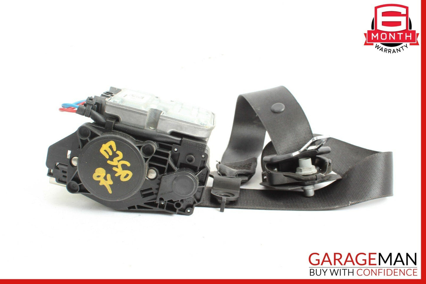 07-09 Mercedes W211 E350 Front Right Seatbelt Seat Belt Retractor Black OEM
