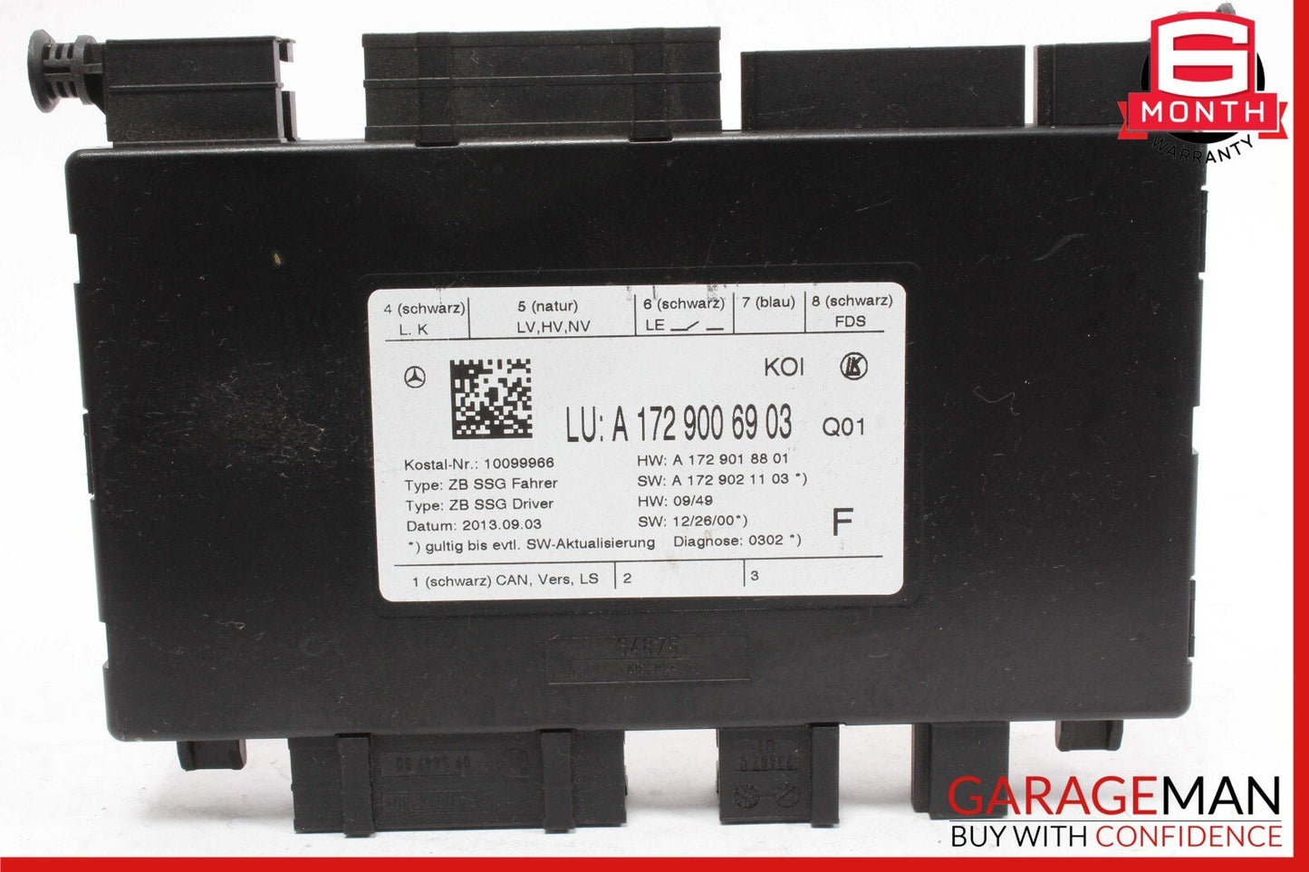08-18 Mercedes E350 CLS400 SLK350 Front Left Side Seat Control Module Unit OEM